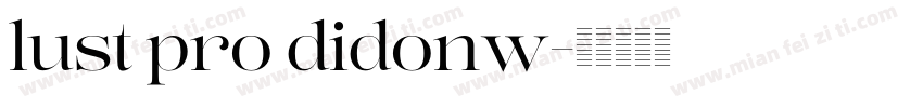 lust pro didonw字体转换